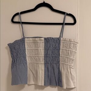American Eagle Outfitters Blue and White Striped Camisole